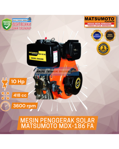 Diesel Engine Mesin Penggerak Diesel Solar Serba Guna 10 Hp Matsumoto Mdx 186 FA